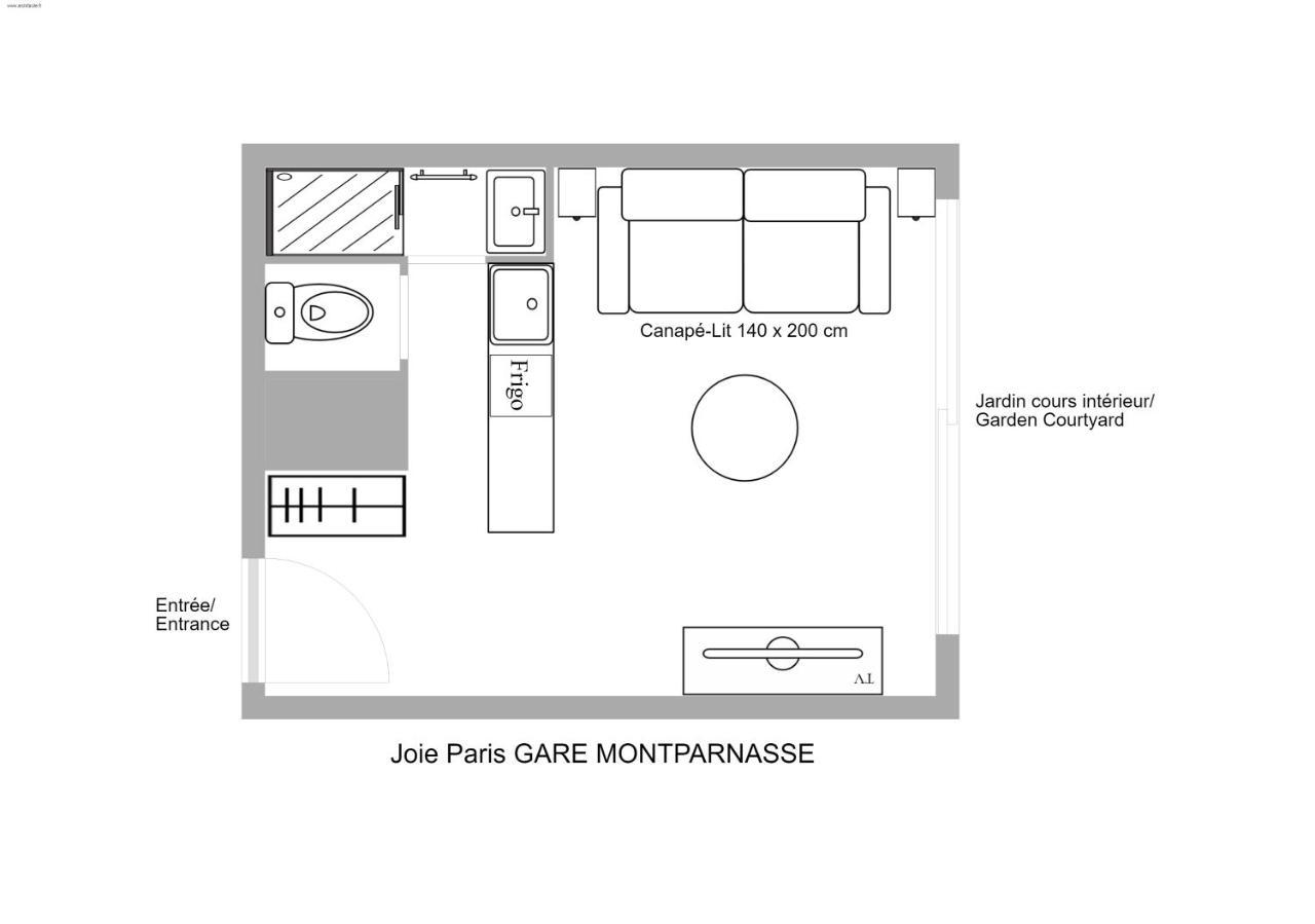 Joie Paris Gare Montparnasse 아파트 외부 사진